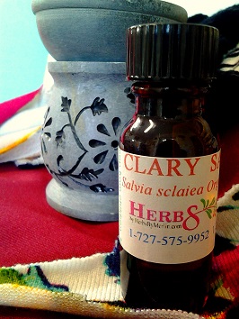 Clary Sage Essential Oil  (Salvia sclarea) 1/2 oz